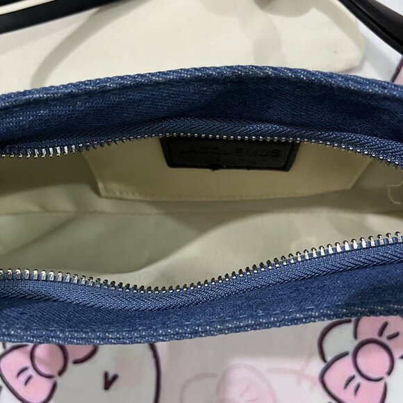 Jacquemus Blue Canvas Denim Shoulder Bag - Picture 3 of 10